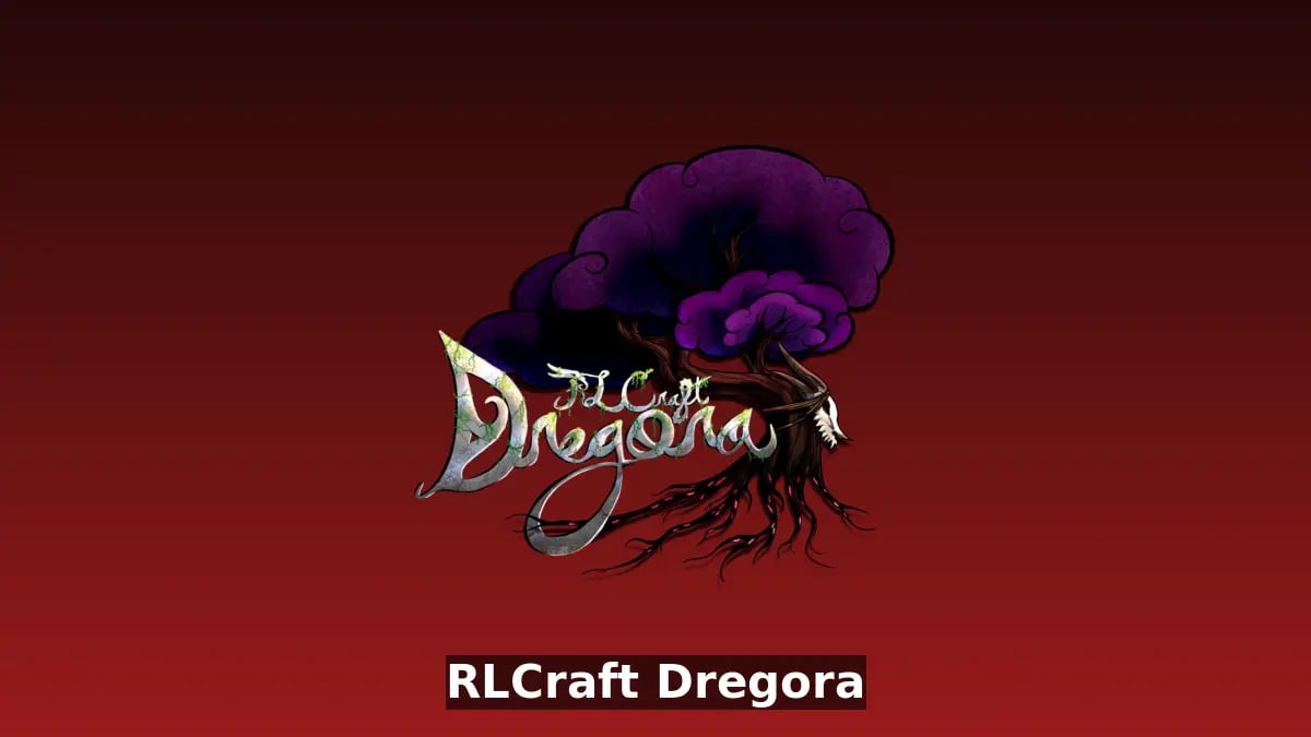 Official RLCraft Dregora image for a hardcore survival modpack