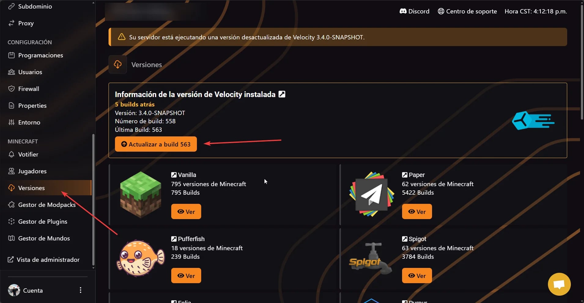 Velocity memory leak por packet decoding solución build 563 — 1